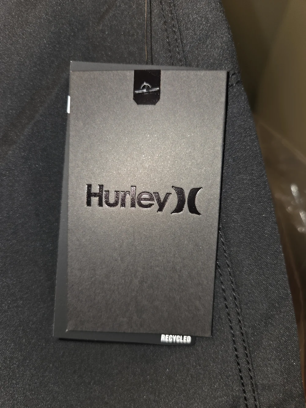 Hurley Men's Black Lace-Up Boardshorts